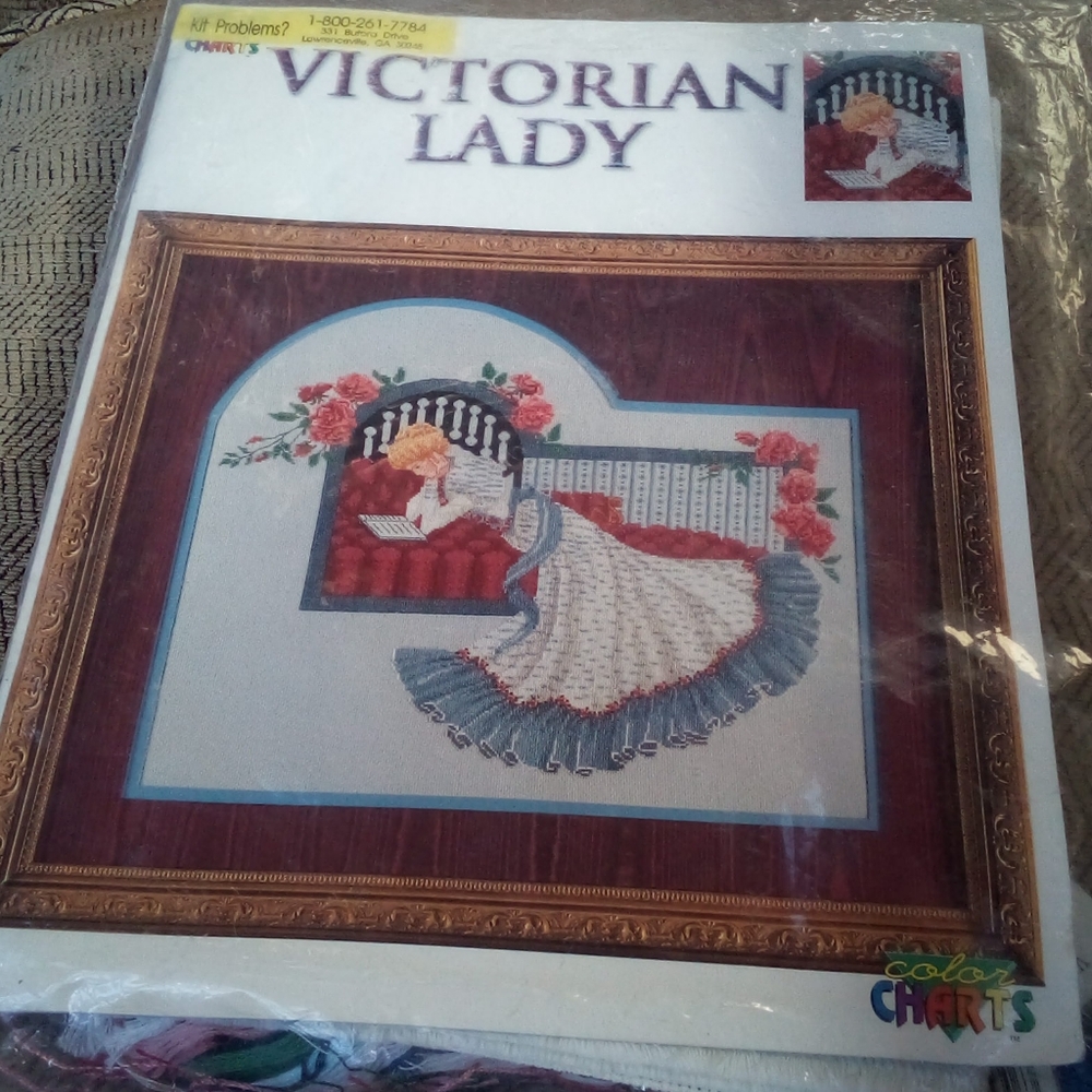 Victorian Lady counted crosstitch kit - Picture 2 of 3